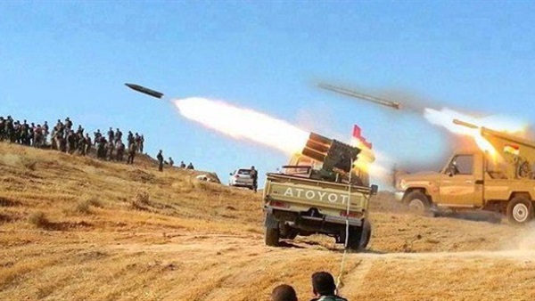الجيش العراقي والحشد الشعبي يقصفان معاقل داعش ببيجي  