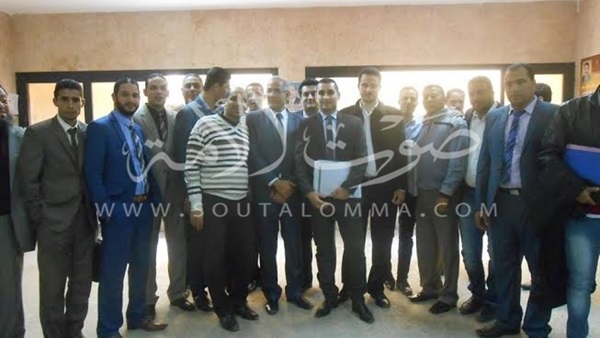 بالصور.. وقفة احتجاجية لمحاميّ المحمودية تطالب بإقالة الزند بالصور.. وقفة احتجاجية لمحاميّ المحمودية تطالب بإقالة الزند