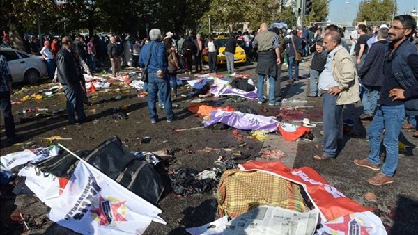 ارتفاع حصيلة قتلى انفجار أنقرة إلى 37 والجرحى إلى 71