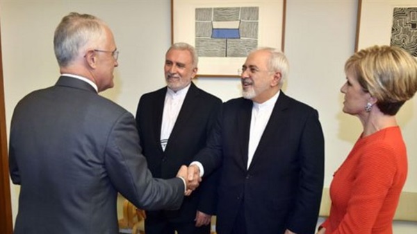 بالصور.. جواد ظريف يلتقى بوزيرة خارجية أستراليا فى مبنى البرلمان بكانبرا  بالصور.. جواد ظريف يلتقى بوزيرة خارجية أستراليا فى مبنى البرلمان بكانبرا