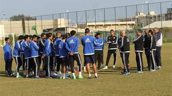 المصري يؤدى مرانه الأساسي قبل مواجهة النصر المصري يؤدى مرانه الأساسي قبل مواجهة النصر