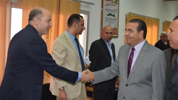 بالصور..رئيس جامعة المنصورة يستقبل رواد التربية الرياضية بالصور..رئيس جامعة المنصورة يستقبل رواد التربية الرياضية