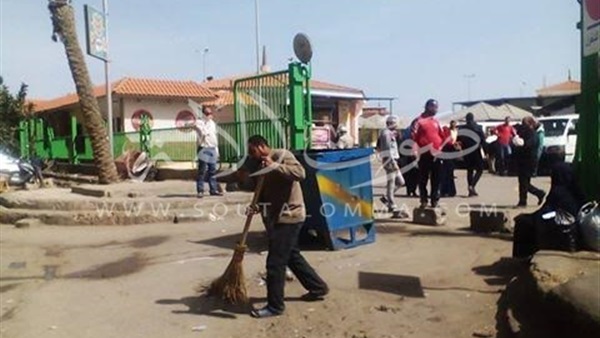 بالصور.. حملة للنظافة بمجمع مواقف الركاب ببورسعيد بالصور.. حملة للنظافة بمجمع مواقف الركاب ببورسعيد