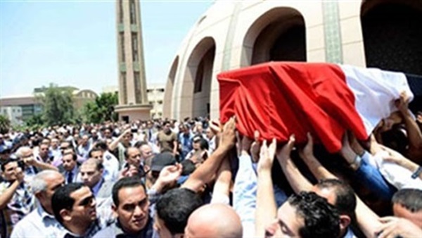قرية «أجهور الرمل» بقويسنا تستقبل شهيد كمين العريش قرية «أجهور الرمل» بقويسنا تستقبل شهيد كمين العريش