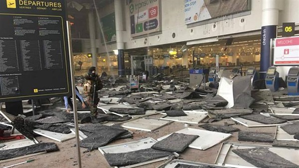 إعادة فتح محطة القطار بعد تفجير بروكسل إعادة فتح محطة القطار بعد تفجير بروكسل