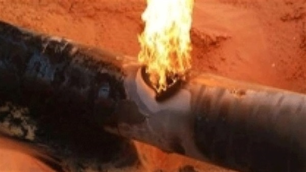انفجار ماسورة الغاز الرئيسية بدمنهور انفجار ماسورة الغاز الرئيسية بدمنهور