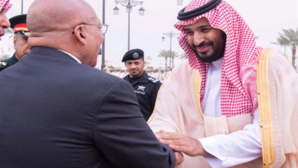 رئيس جنوب أفريقيا وولي ولي عهد السعودية يفتتحان مصنع القذائف العسكرية رئيس جنوب أفريقيا وولي ولي عهد السعودية يفتتحان مصنع القذائف العسكرية