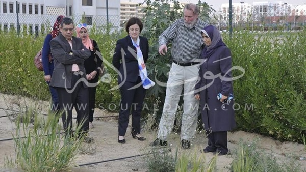 بالصور.. وفد«بريمن الألمانية» يتفقد الحديقة العلمية بجامعة القناة بالصور.. وفد«بريمن الألمانية» يتفقد الحديقة العلمية بجامعة القناة