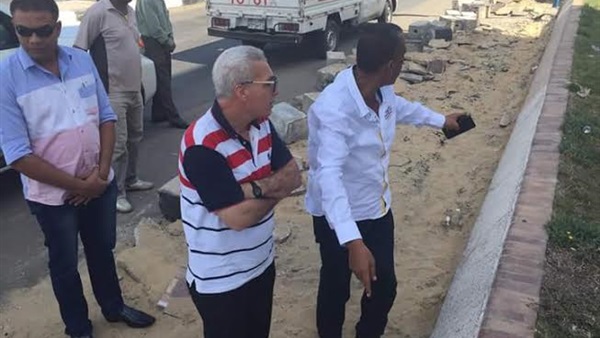  بالصور..محافظ بورسعيد يتابع أعمال تطوير شارع سعد زغلول  
