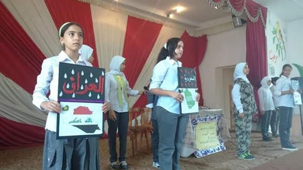  بالصور..ثقافة بورسعيد تحتفل بانتصارات أكتوبر بمدرسة القناة  