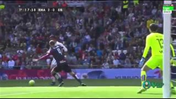 بالفيديو.. ريال مدريد يكتسح ايبار برباعية فى الليجا 