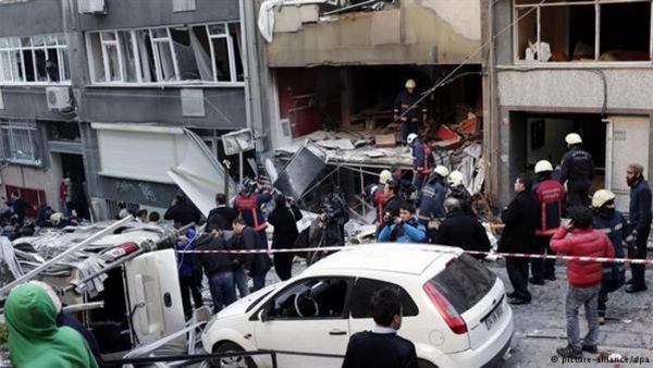 إصابة شخصين فى انفجار بمدينة اسطنبول التركية إصابة شخصين فى انفجار بمدينة اسطنبول التركية