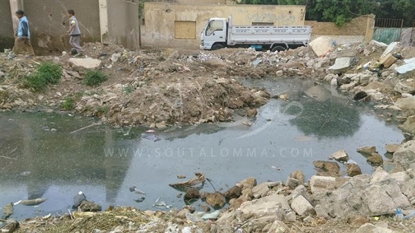 بالصور..المستنقعات والأمراض تحاصر  الوحدة الصحية بقرية «رزين» بالمنوفية   