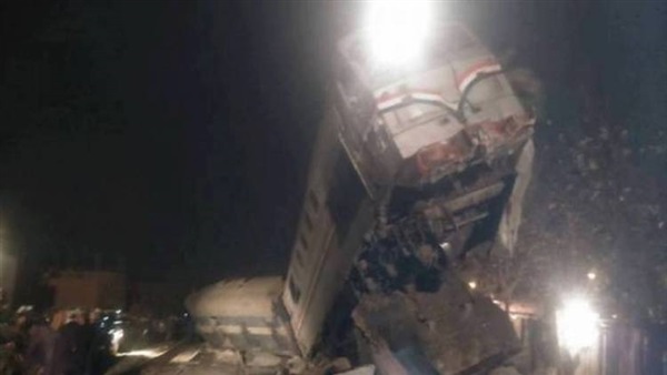 ارتفاع عدد ضحايا حادث قطار أسوان إلى 9 وفيات