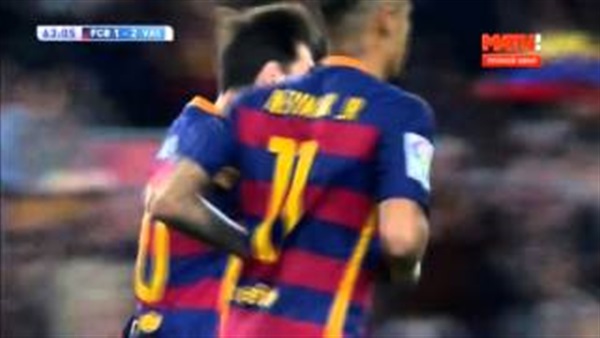 بالفيديو.. «ميسي» يقلص الفارق لبرشلونة بهدف في شباك فالنسيا