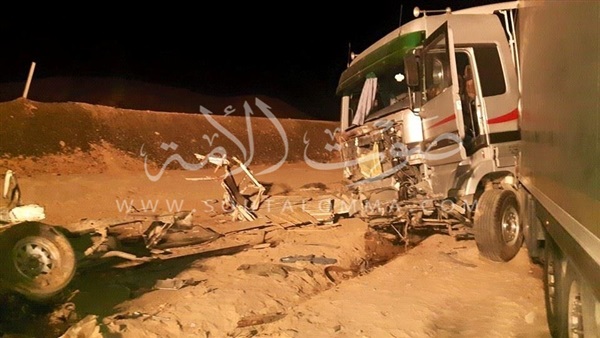 بالأسماء والصور.. تفاصيل حادث تصادم طريق سفاجا سوهاج بالأسماء والصور.. تفاصيل حادث تصادم طريق سفاجا سوهاج