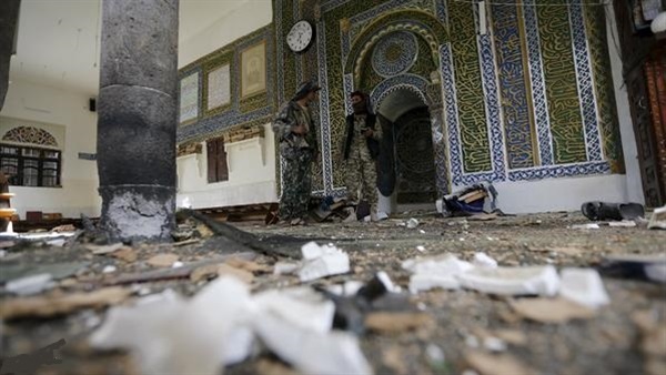 الأزهر يدين تفجيرات مسجد  «البليلي» بصنعاء 