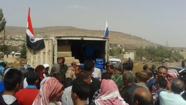 500 حصة غذائية لسكان مدينة «ازرع» بدرعا جنوبي سوريا