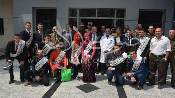 بالصور.. وفد جامعة الزقازيق يزور مركز التأهيل العسكرى 