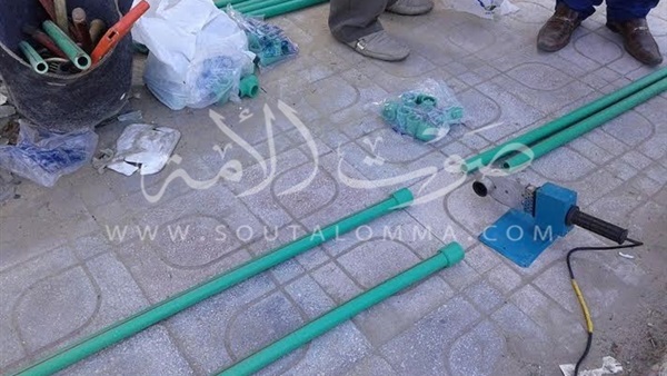 بالصور.. إحلال وتجديد شبكات مياه المسطحات الخضراء بورسعيد بالصور.. إحلال وتجديد شبكات مياه المسطحات الخضراء بورسعيد