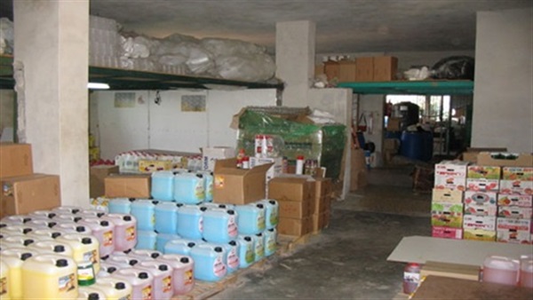 ضبط مصنع منظفات بدون ترخيص بالقليوبية