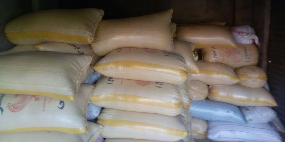 ضبط 45 طن أرز بحوزة محتكرين خلال حملة تموينية في البحيرة