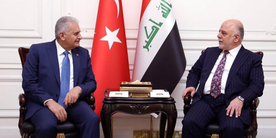 رئيس الوزراء التركى للعبادي: لن أسمح بتعكير أجواء العلاقاتِ مع العراق
