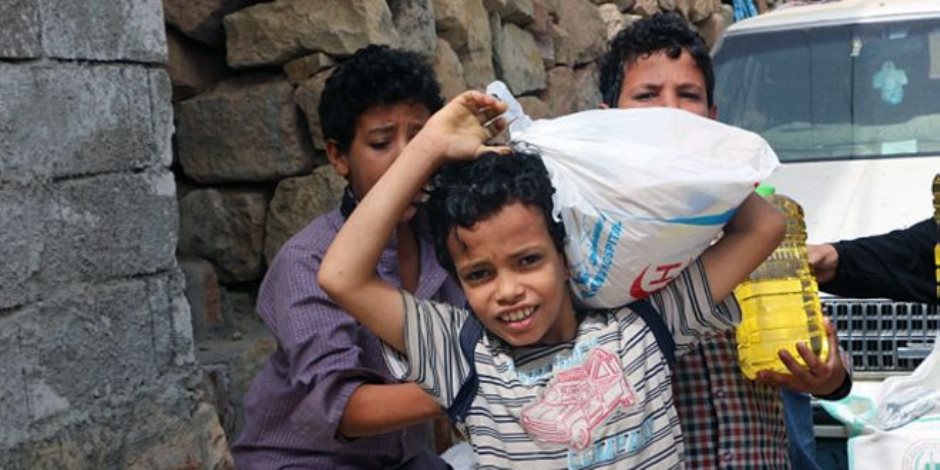 روسيا ترسل شحنة مساعدات غذائية إلى مخيم «ضروان» في اليمن