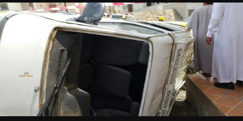 بالأسماء.. إصابة 7 أشخاص في انقلاب سيارة على الطريق الدولي بكفر الشيخ