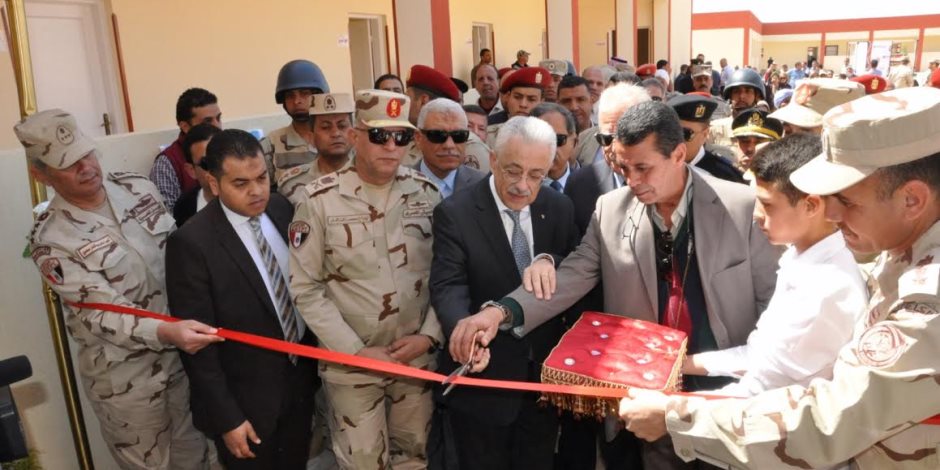 تفاصيل افتتاح وزير التعليم لثلاث مدارس في جنوب سيناء