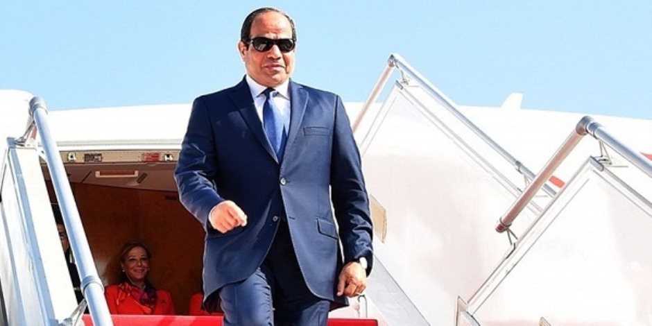 السيسي يصل القاهرة بعد انتهاء جولته الأسيوية