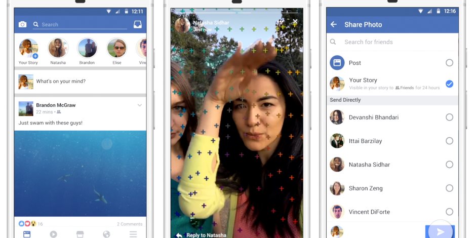 10  معلومات عن تحديث Facebook Story  الجديد المشابه لتطبيق Snapchat.