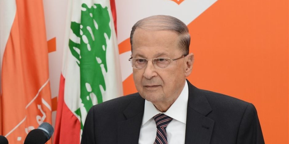 الرئيس اللبنانى يهنئ الشعب بقانون الانتخابات النيابية الجديد