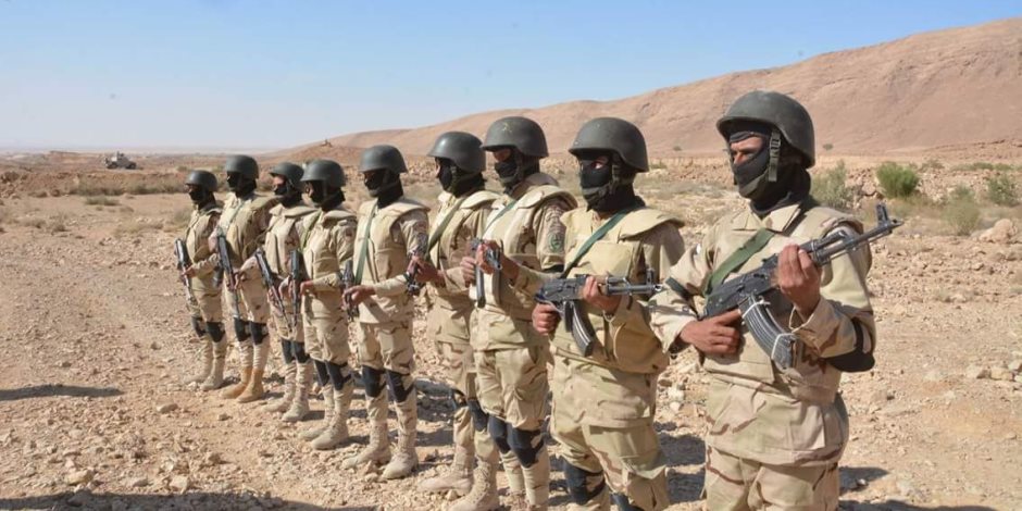 القوات المسلحة تدمر 10 أوكار للعناصر التكفيرية بوسط سيناء