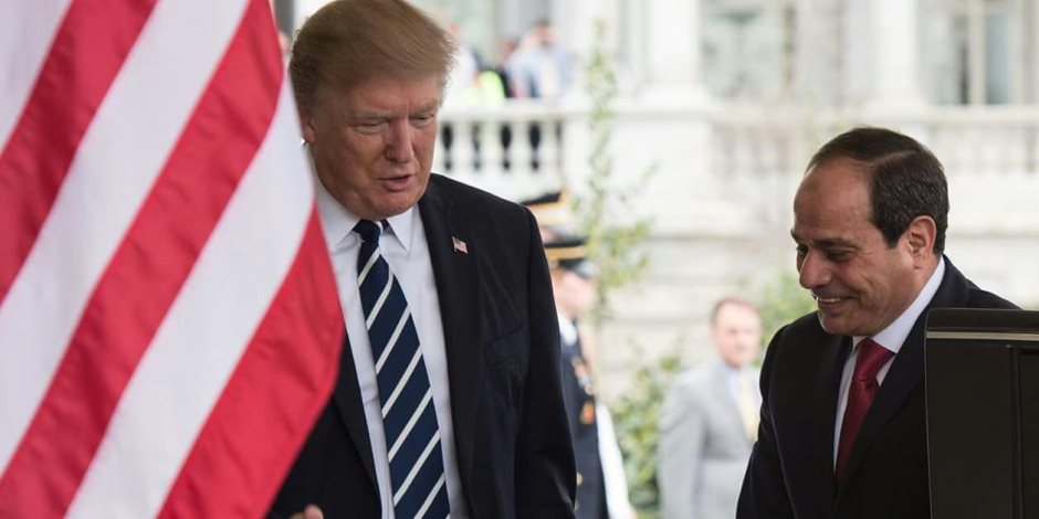 الرئيس السيسي يتلقى اتصالا هاتفيا من نظيره الأمريكي دونالد ترامب