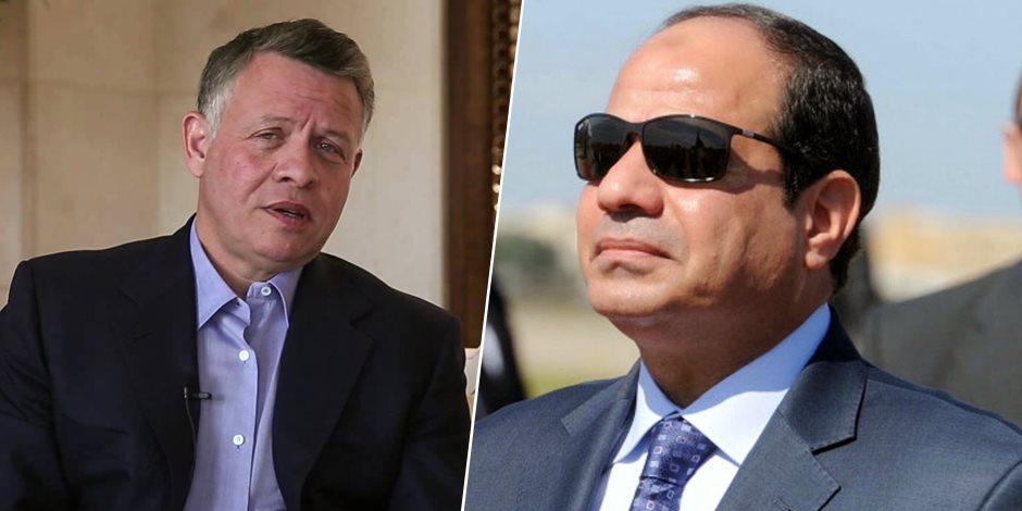 ملك الأردن: نحرص على التنسيق مع مصر حول القضايا الإقليمية