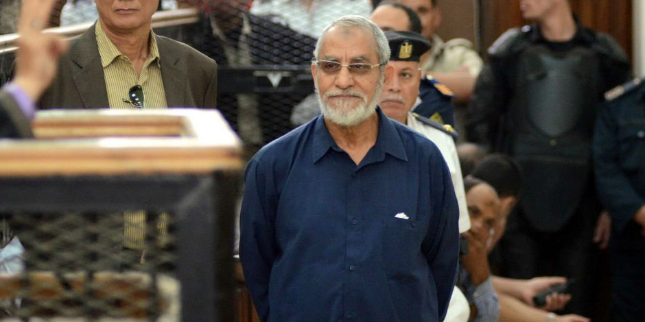 الجنايات تؤجل محاكمة بديع و738 متهما بـ«فض اعتصام رابعة» لـ 22 مايو