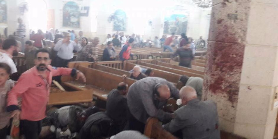 بث مباشر.. حادث تفجير كنيسة مار جرجس بطنطا
