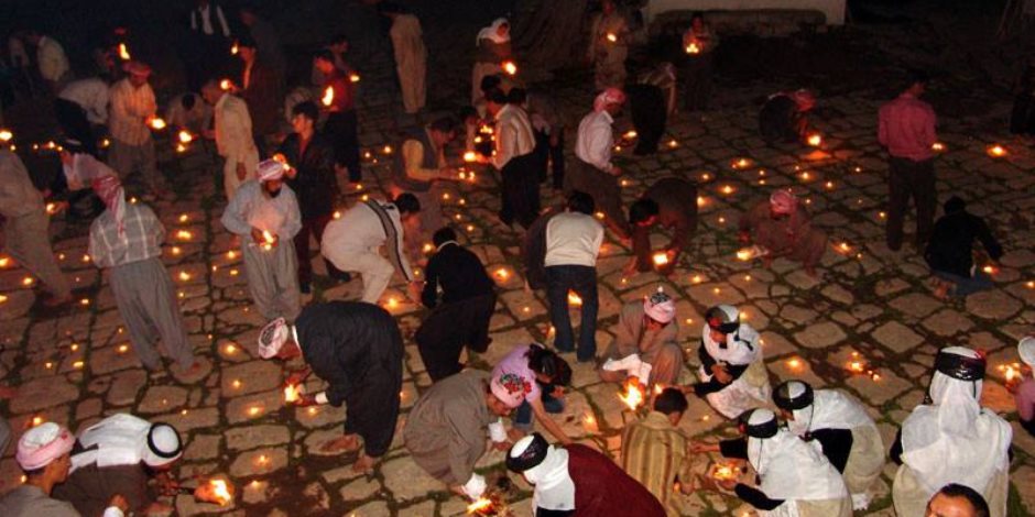الأيزيديون في العراق يحتفلون بـ«الأربعاء الأحمر» (صور)
