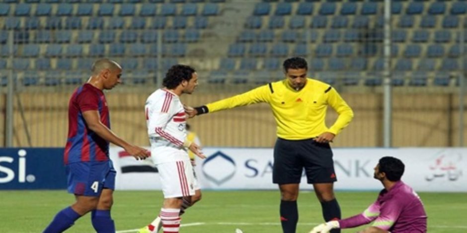 أمين عمر يدير أول مباراة قارية له بين المنتخب الليبي و الجزائري 