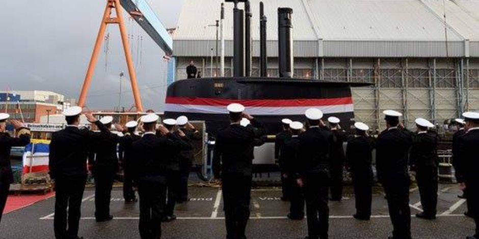 القوات البحرية تحتفل بانضمام الغواصة الألمانية الحديثة «1400/209»