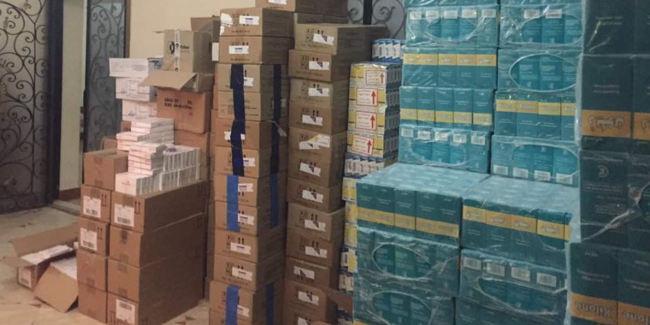 ضبط مستلزمات طبية و10 آلاف عبوة أدوية غير مسجلة في وزارة الصحة بالإسكندرية