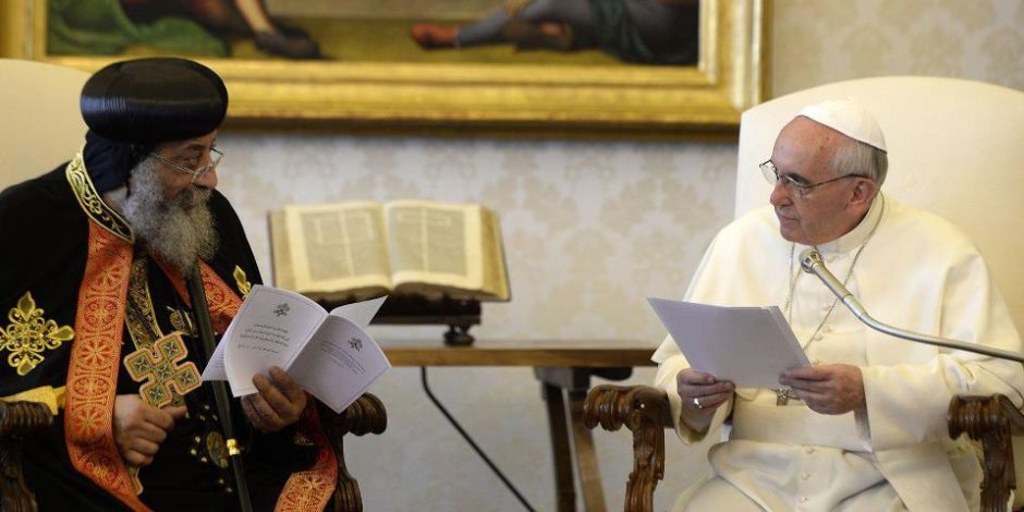 20 صورة تحكي قصة لقاء بابا الفاتيكان مع البابا تواضروس