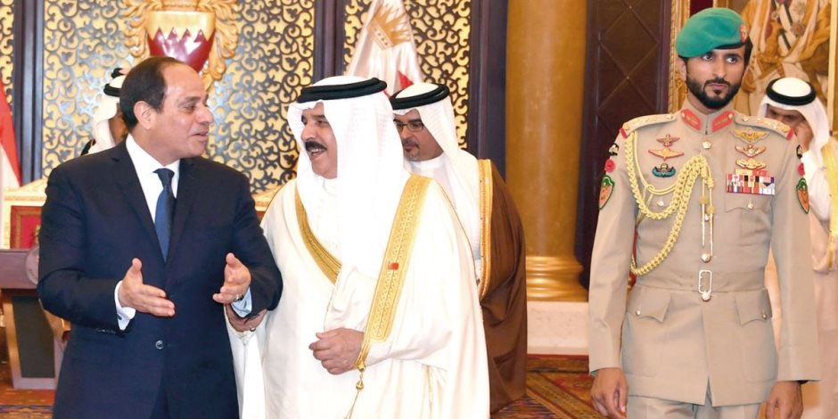 النص الكامل لكلمة ملك البحرين ترحيبا بالرئيس السيسي