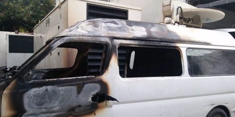 نادى الصحافة اللبنانى يدين حرق مجهولين لسيارة تابعة لـ"قناة الجديد"