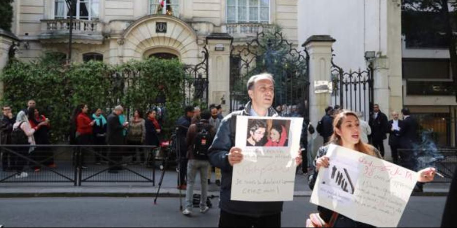 تزامنًا مع الانتخابات الإيرانية.. مظاهرات في لندن وباريس (صور)