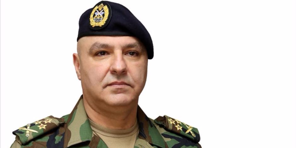 قائد الجيش اللبناني يبحث مع قائد مشاة البحرية بالقيادة الوسطى الأمريكية برنامج المساعدات