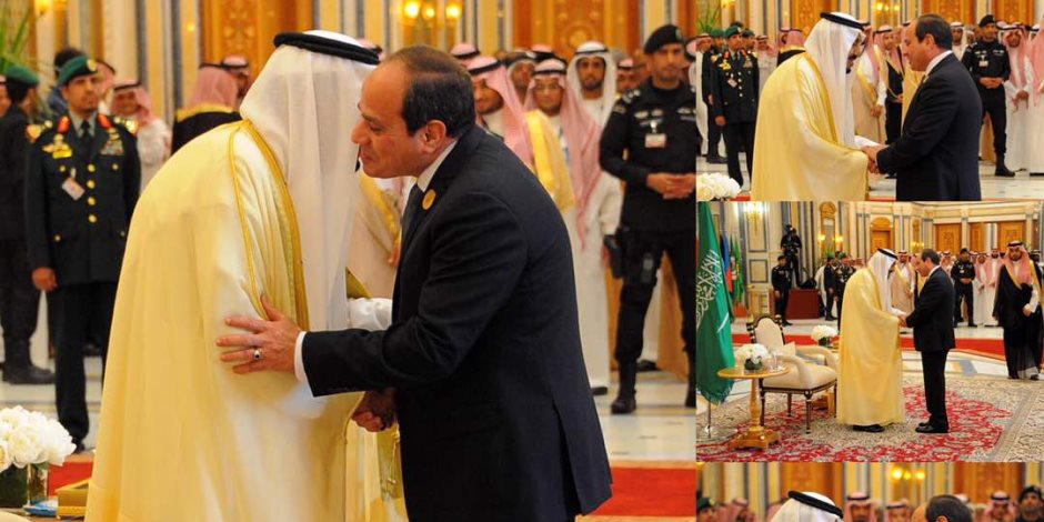 الرئيس السيسي يغادر السعودية عائدا للقاهرة بعد ختام قمة الرياض