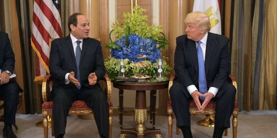 الرئيس السيسي يلتقي ترامب في الرياض(صور)