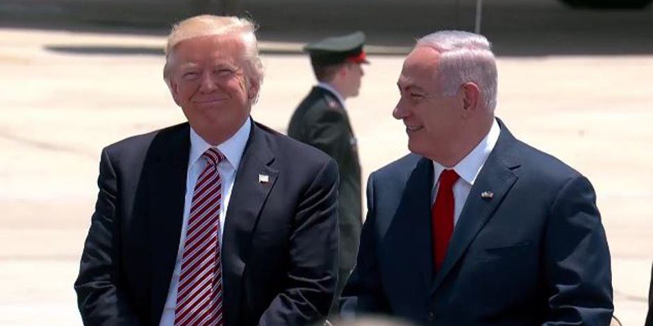 اجتماع ثلاثي «إسرائيلي فلسطيني أميركي» خلال زيارة ترامب لتل أبيب
